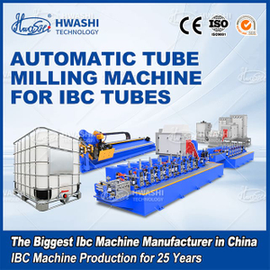Machine de fabrication de tubes de cage IBC